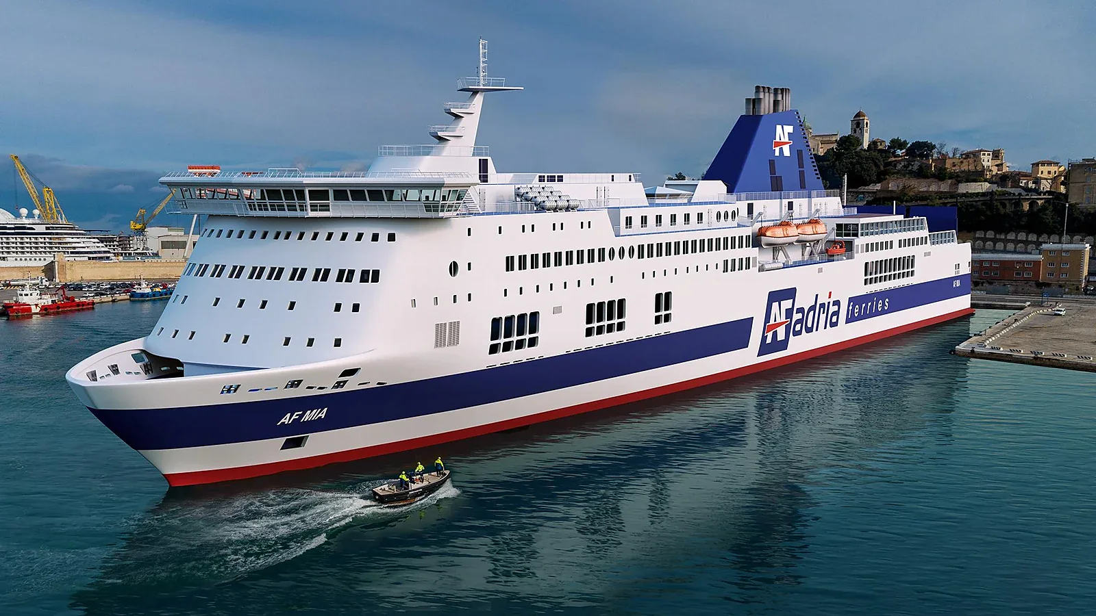 عبّارة الركاب والمركبات Adria Ferries التي تخدم ألبانيا