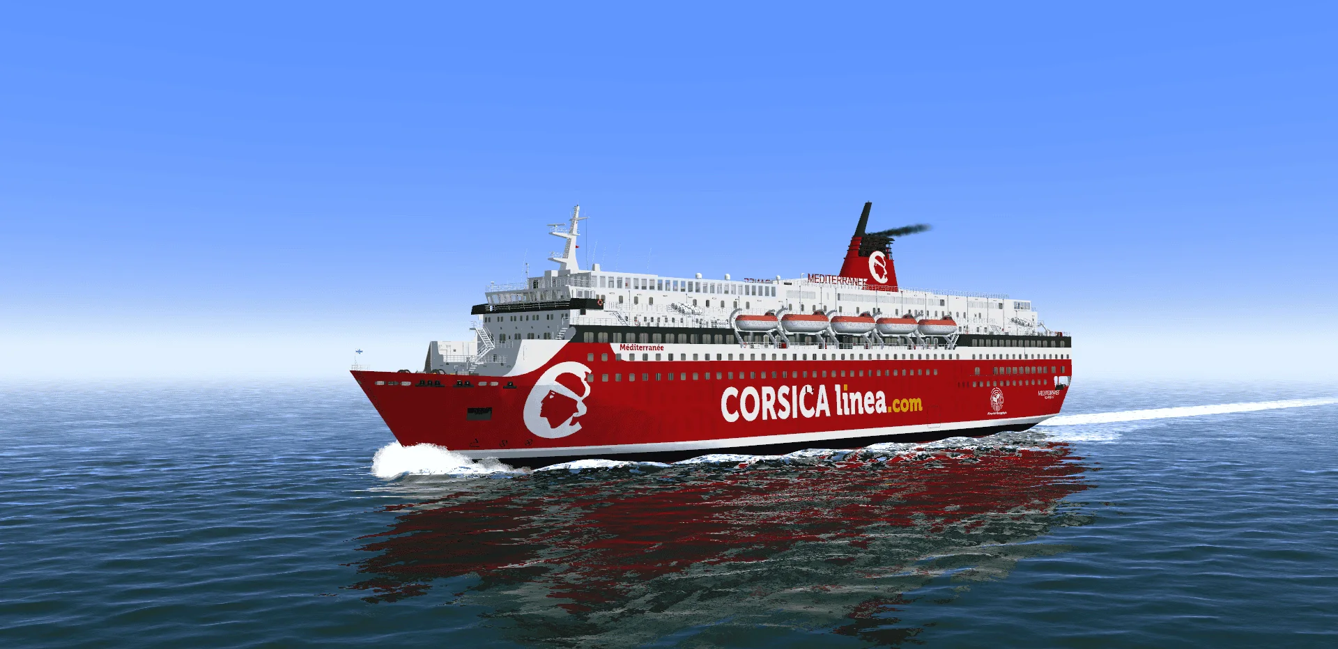 عبّارة الركاب والمركبات CORSICA linea التي تخدم فرنسا والجزائر